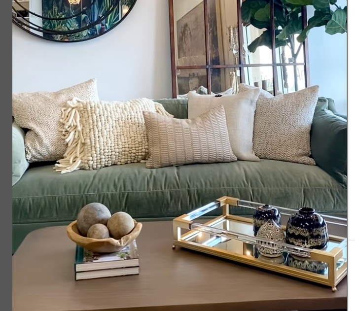 Introducing the cactus green Madeline luxury sofa in Oro Valley, AZ