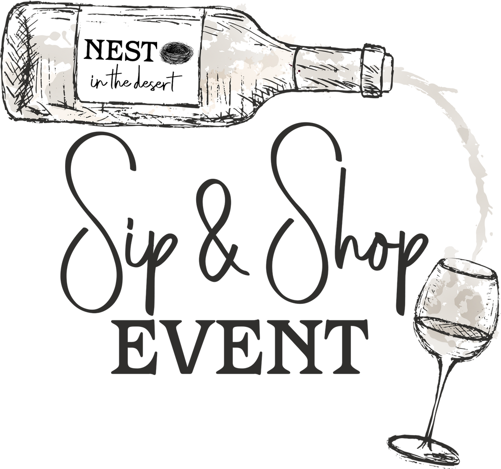Sip & Shop Night : Thursday, May 25th from 4 to 6 pm