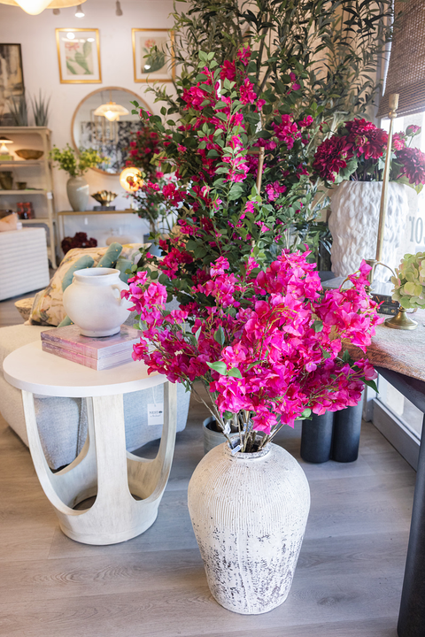 Bringing the Outdoors In: Styling with Faux Florals & Statement Planters